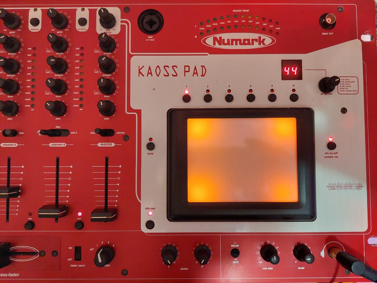 Numark EM-460 Pro DJ Mixer w Kaosspad Effects | eBay