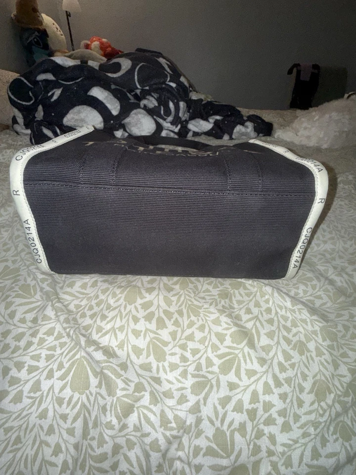 AUTH NWT Marc Jacobs The Jacquard medium Logo Zip Top Cotton Tote In Black - Image 3 of 4