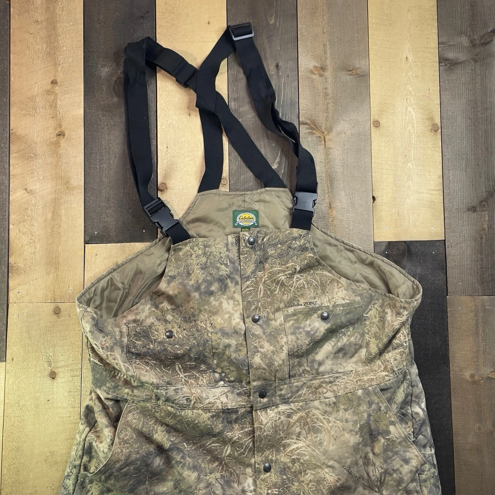 Cabela's Outdoor Gear Size XXL 2XL Overalls Zones Hunting Bibs Camo Suspenders