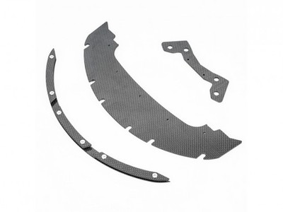 CARBON FIBER BITTYDESIGN SEVEN65 BODY BUMPER PLATE FOR 1/7 ARRMA LIMITLESS 6S
