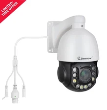 6MP PoE IP Camera Outdoor 360 Speed Dome PTZ Security Camera 20X Optical Zoom