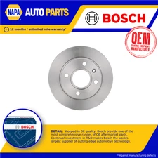 2x Brake Discs Pair Vented Front 239.5mm 0986478502 Bosch Set YS6J1125CC BD428
