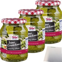 Hofgut Feine Cornichons 3Er Pack 3X370Ml Glas Usy Block