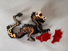 Lego Black Classic Oriental Dragon from set 7419