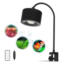 LED Aquarium Light, Planted Tank Light 4 Channels Remote Control 6500K Aquarium