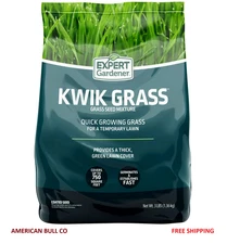 Expert Gardener Kwik Grass Seed Mix, for Sun to Partial Shade, 3 lb.