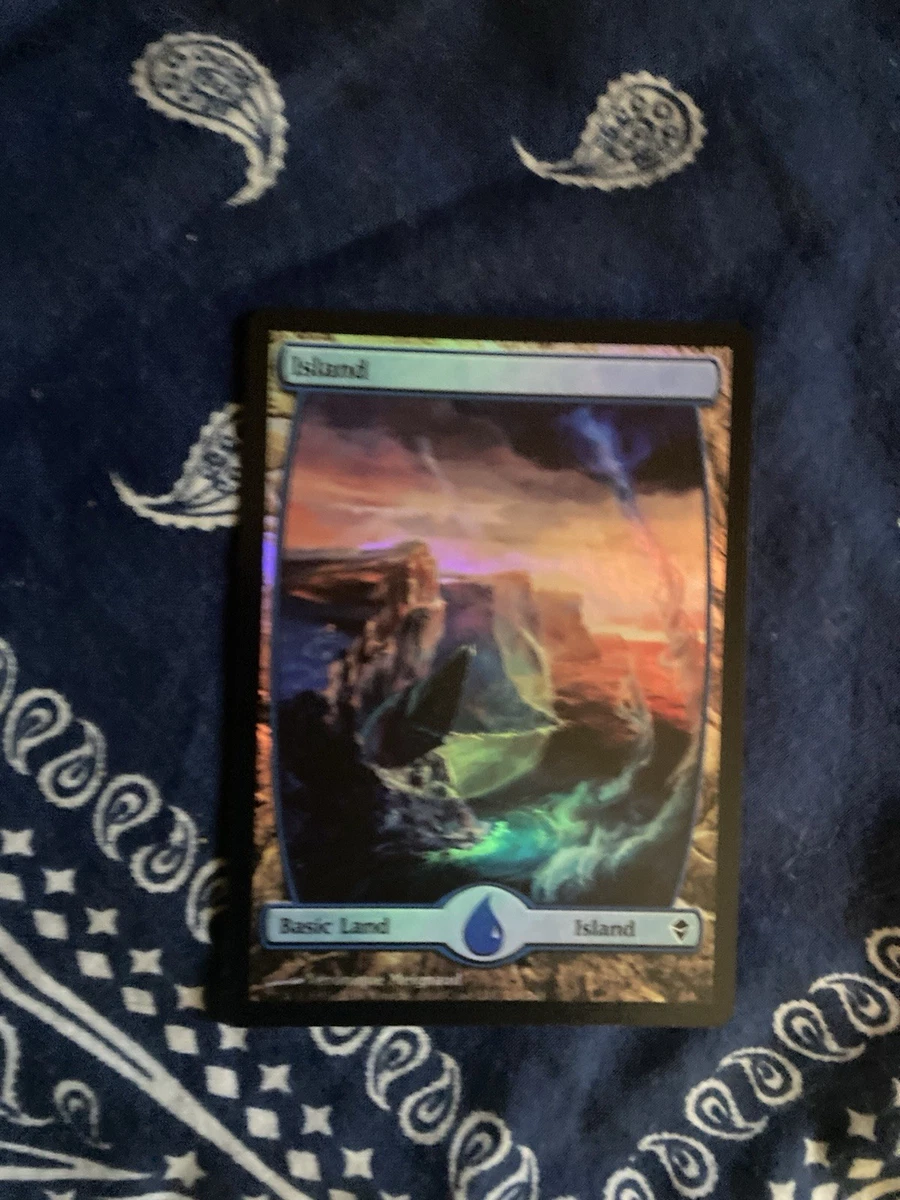 Land Magic: The Gathering Zendikar Full Art Individual Trading