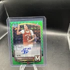 Kaylene Smikle 2025 Bowman Chrome #CPA-KS Green Geometric Refractor 1st Auto /99