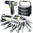 WORKPRO 43PC Cordless Drill Driver Set 8V  Battery Powered Screwdriver w/Toolbox