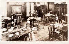 The Guild House Tea & Dining Room Scarborough Ontario Unused RPPC Postcard F16