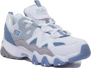 skechers d'lites azul