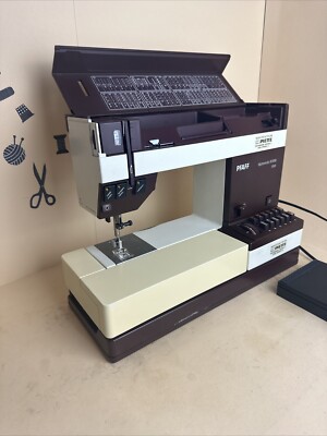 Nähmaschine Pfaff Tiptronic 1069 Näht Leder Jeans Mit Koffer Top  