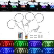 4x For Bmw M3 325i 330xi 325i 528i 540i Rgb Led Angel Eyes Halo Rings Headlights 4x For Bmw M3 325i 330xi 325i 528i 540i Rgb Led Angel Eyes Halo Rings Headlights