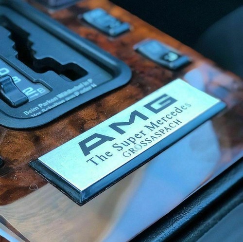AMG Mercedes Pre Merger STYLE R107 W124 W126 W116 emblem badge logo 4 - Picture 5 of 12