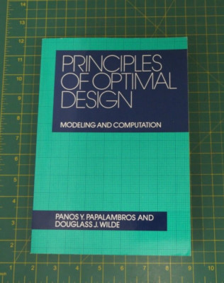 Principles of Optimal Design - Signed by Author