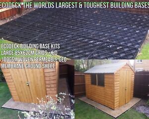 BIG SHED BASES GARDEN SHED BASE PLASTIC 10x10 = 11x10 ft 