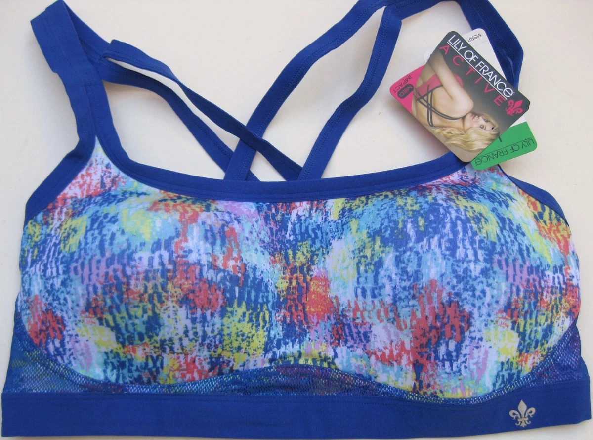Soutien-gorge Hanes T-Shirt Bra Demi-coupure - Taille 38D - Turquoise - Léger Rembourrage - Occasion TB état