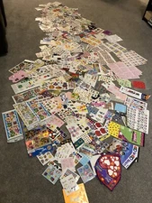 Stickers Over 3000 PCs  Teacher vintage 20 yr Collection Darice HUGE LOT!!!