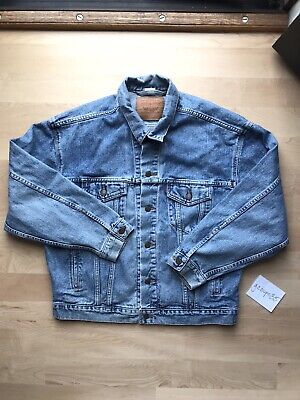 Vintage Levis Denim Trucker Jacket Mens Large 70507-4890 Great ...