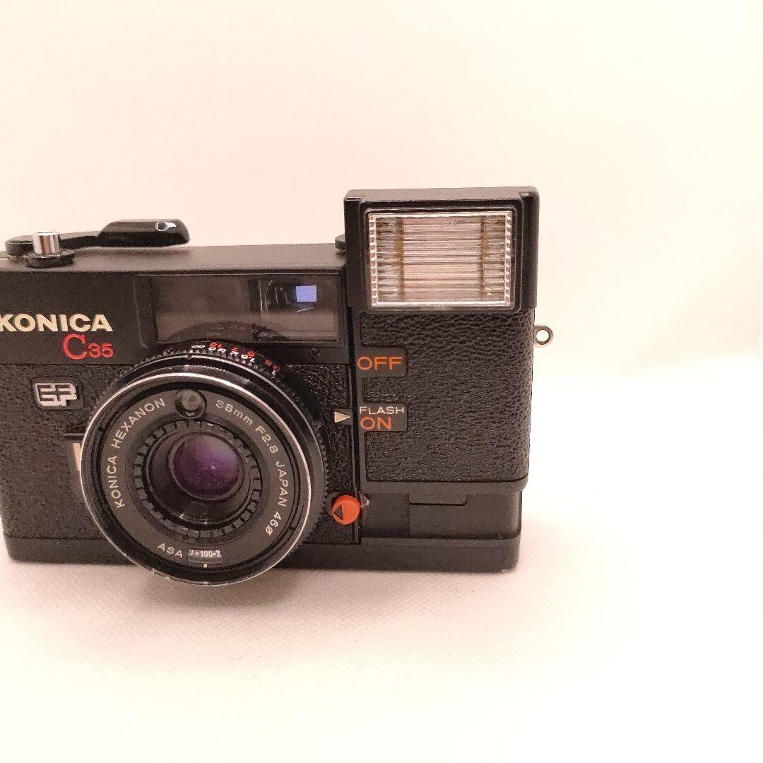 Konica C35 Ef Hexanon 38mm F2.8 Compact Camera Film Camera Konica C35 Ef Hexanon 38mm F2.8 Compact Camera Film Camera
