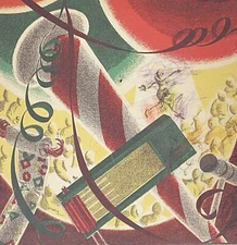 Vintage 1936 FORTUNE Magazine Cover Jan, Art Deco New Years Cover Norman Reeves