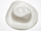 LONE RANGER CUSTOM WHITE RUBBER HAT ONLY FOR MARX GABRIEL COWBOY WESTERN