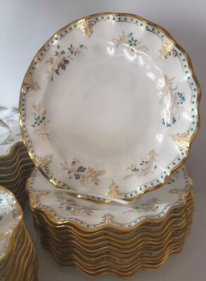 ROYAL CROWN DERBY Normandie Set Of 60 Pcs Service for 12 ROYAL CROWN DERBY Normandie Set Of 60 Pcs Service for 12