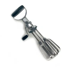 Ekco BEST Stainless Steel Vintage Rotary Hand Mixer Egg Beater Vintage Gourmet