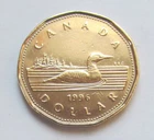 1996 CANADA Young Queen Elizabeth 11 1 DOLLAR LOONIE  - combined shipping
