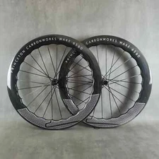 700C Carbon Fiber Road Bike Wheelset Clincher Tubeless Tubular Bicycle Wheels