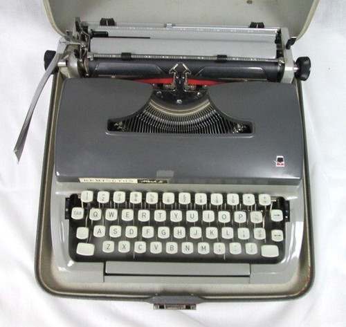 Vintage Remington Rand Mark II Rare Cursive Letters Typewriter Made In Germany - Picture 3 of 16