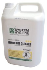 System Hygiene Lemon Gel Jell Floor Cleanser Neutral Multi Purpose deodoriser 5L 6.18 per litre