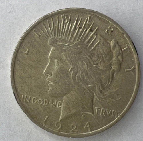1924 Peace Dollar EF++/AU Condition Value Priced Below Melt 102024107