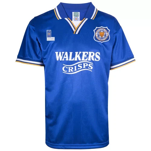 Leicester City 1994-1996 / Retro Football Shirt 100% Polyester Men's / Medium - Picture 1 of 7