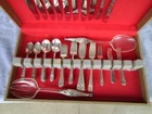 SPRING GLORY INTERNATIONAL STERLING FLATWARE SET 44 PCS