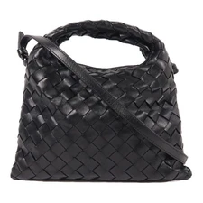 BOTTEGA VENETA BV Mini Hop 2 Way Bag 777586V3IV12943 Calfskin Leather Black