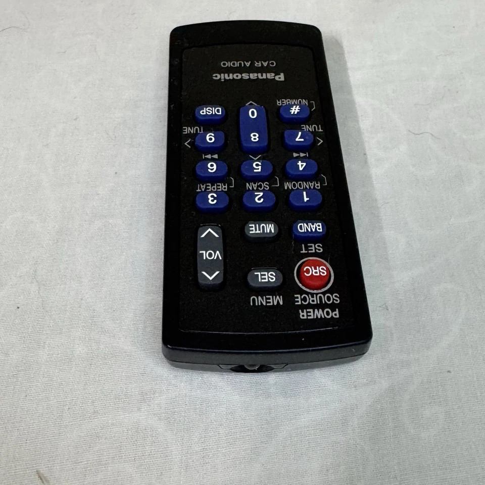 Mando a distancia de audio para automóvil Panasonic original genuino OEM EUR7641010 funciona batería nueva Foto 3 de 4