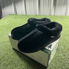 Dearfoams Women's Size L 9-10 Black Memory Foam Clog Slippers New In Box