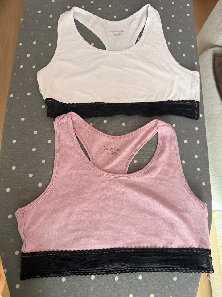 Lot 2 brassières 12-14 ans Calvin Klein - Photo 1/4