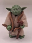 Star wars vintage kenner action figure yoda with brown snake with  cane