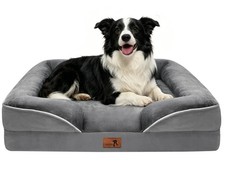 Spotted Play Orthopedic Dog Bed with Sides - Dog Sofa Beds for Large Dogs