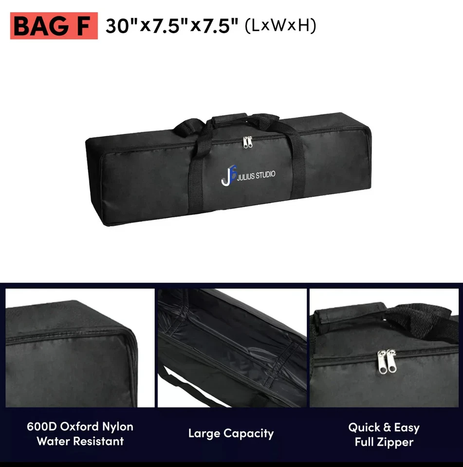 SMARAMS 30” Carry Bag for Light Stands & Studio Gear – Waterproof, Durable, Zipper Case