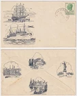 AUSTRALIA 1952: Sesquicentenary souvenir envelope (1938) re-purposed as a FDC