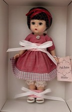 Charming 2002 Vintage Madame Alexander 8 Doll, Pink Button 26690, NIOB w/Tag