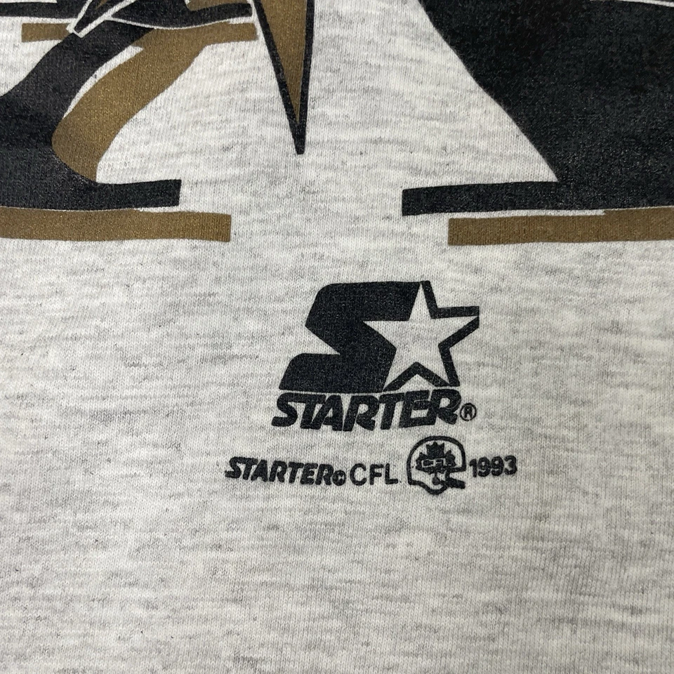 Camiseta de colección CFL Sacramento Gold Miners Starter para hombre XL puntada única 1993 Foto 3 de 4