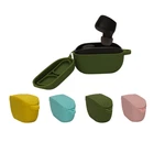 Silicone Case Earphone Pouch Cover With Carabiner for JBL Wave 100TWS