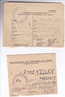 POW Post 1946 from Corse (France) to Mannheim