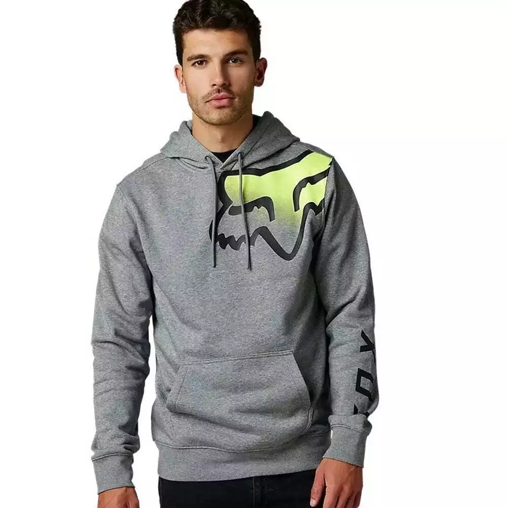 Fox Toxsyk Pull Over Hoodie Heather Grey eBay
