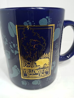 YELLOWSTONE NATIONAL PARK MUG. YELLOW STONE PARK MUG. YELLOW STONE MUG. B349