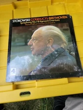 Stokowski BEETHOVEN Symphony No 7 Egmont Overture LP London SPC 21139 Audiophile
